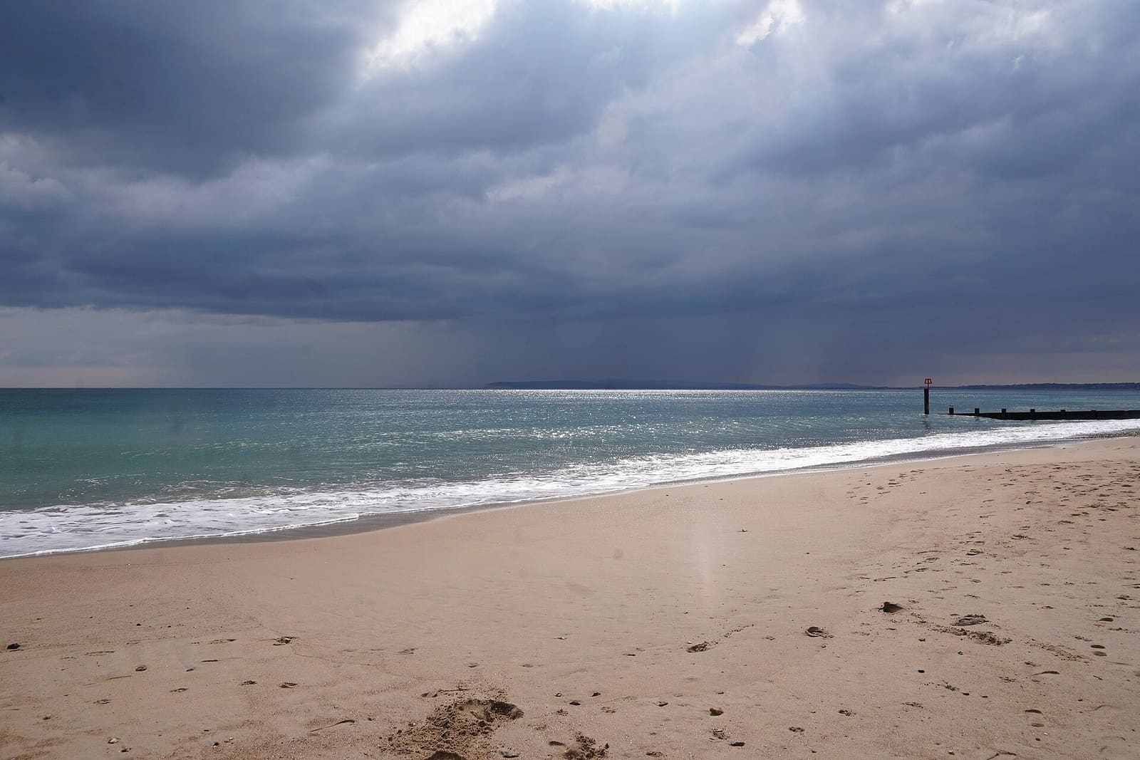The clifftop above Southbourne beach